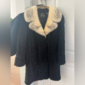Lamb Fur Vintage Coat